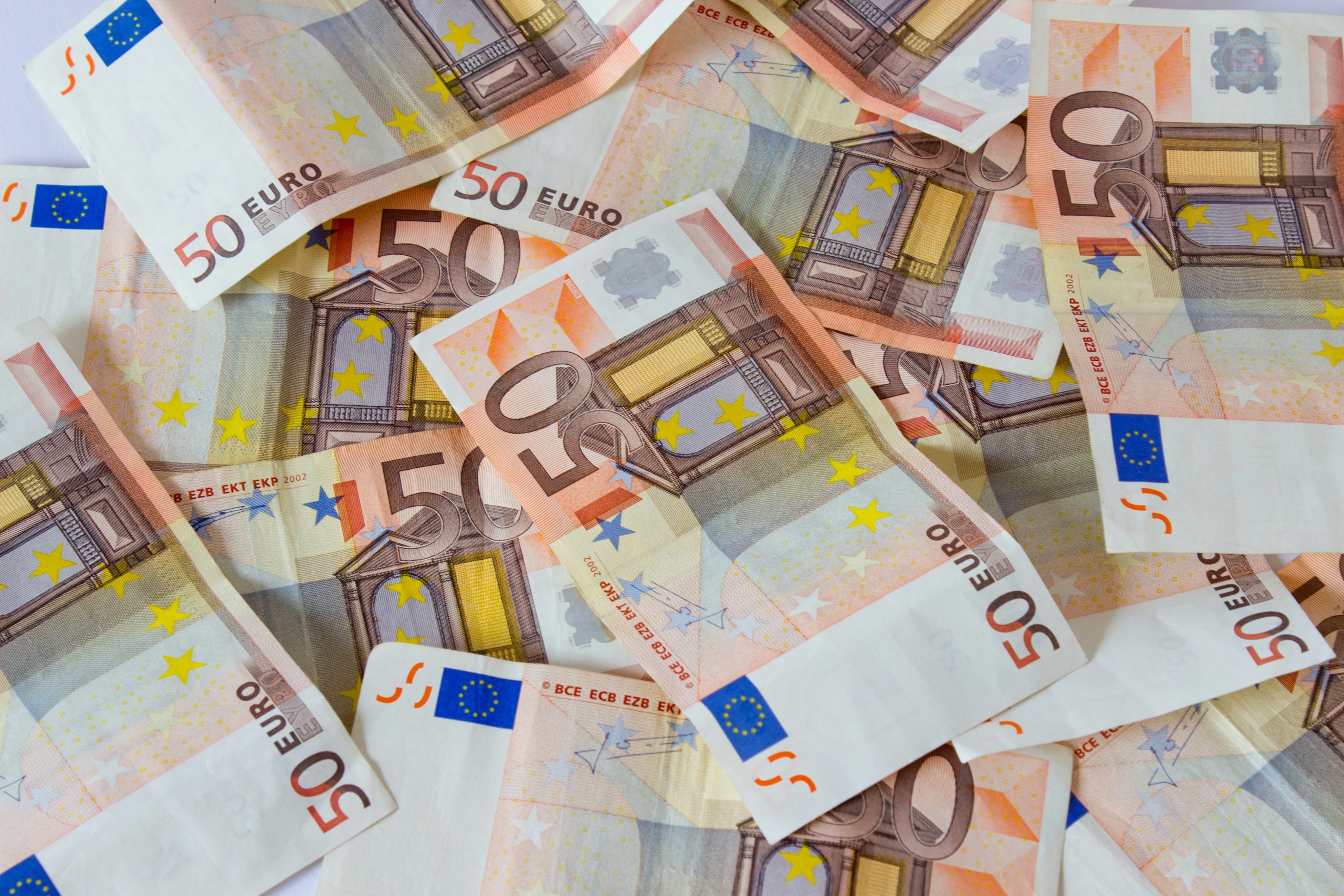 Image showing Euros in cash